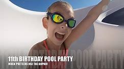 11th BIRTHDAY POOL PARTY | WHEN PRETEENS USE THE GOPRO!