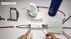 How To Install Wiring Triac & 0-10V Dimmable CC 10W LED Driver with Dimming Show