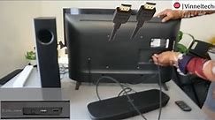 How to Connect Panasonic Soundbar To TV With HDMI ARC