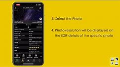 How to view Photo Resolution on iPhone or iPad