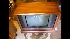 Repair of a 1993 RCA Colortrak 26" cabinet model color TV using the CTC177 chassis