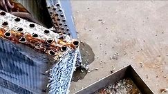 Remove Aluminum from Copper Tubing Easily - BackYard Scrapping - Scrap metal