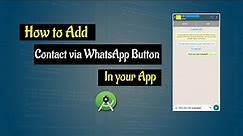 How to add whatsapp in android app | add whatsapp button in android studio