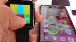How to connect X6 smart watch (Apple Watch Copy) to Iphone 8 or Iphone 8 Plus