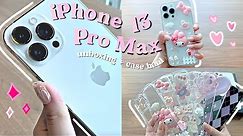 unboxing 🧸 iPhone 13 Pro Max 📱 Silver 256GB + case haul 🦋 (with link) *aesthetic* | malaysia