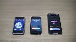 iPhone X VS iPhone 4S VS iPhone 2G Triple Incoming call