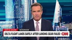 Video shows Delta flight landing safely without front landing gear
