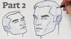 How to Draw a Face from any Angle | Part 2 - The 3/4 View