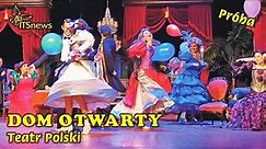 Teatr Polski, Dom Otwarty - próba. Michał Bałucki, Krystyna Janda.