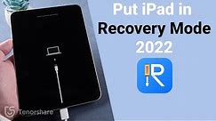 How to Put iPad in Recovery Mode 2023 (iOS 16) - Tenorshare ReiBoot