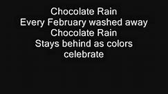 Tay Zonday - Chocolate rain LYRICS
