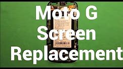 Moto G Screen Replacement Repair How To Change