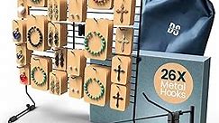 DS THE DISPLAY STORE Black Jewelry Display for Selling With 26 Hooks, Jewelry Organizer, Earring Display for Selling, Keychain Display Stand, Earring Organizer, Bracelet Stand, Retail Display Rack