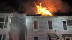 3-ALARMS struck for this fire on North Lumber Street in Allentown, Pennsylvania