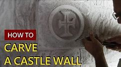 🏰 Carve 𝕮𝖆𝖘𝖙𝖑𝖊 Wall In Cement and Sand. Secrets Revealed To Concrete Carving For Faux Stone.