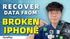 How to Recover Data from Dead/Broken iPhone | iPhone Data Recovery 2 EASY WAYS