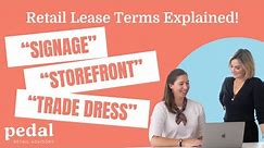 How to Read a Retail Lease: "Signage," "Storefront" & "Trade Dress"