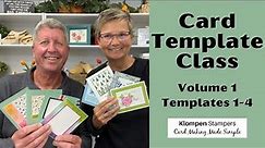 4 Different Card Making Templates | Card Template Class Vol. 1