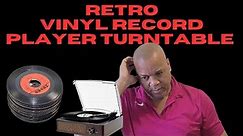 How To Set Up Retro Vinyl Record Player Turntable And Go Back In Time