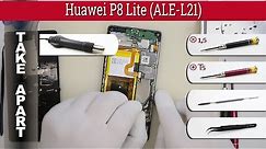 How to disassemble 📱 Huawei P8 Lite (ALE-L21) Take apart Tutorial