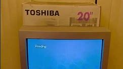 Toshiba 20” CRT TV DVD