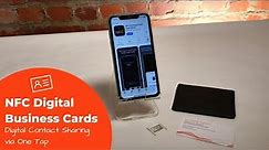 NFC Digital Business Cards | Digital Contact Sharing via One Tap