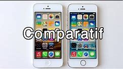 Comparatif : Apple iPhone 5s vs iPhone 5 - Photo & Video, Vitesse, Design et rapidité