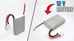 How To Make 12V Rechargeable Battery From PVC Pipe At Home