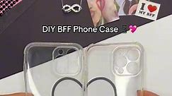 BFF DIY PHONE CASE MADE BY ME #bffsforever #bffphonecases #diy @itz_ur_girlymaker