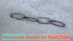 an easy way to make a steel chain ,few people know about this