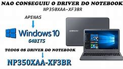 DRIVER NOTEBOOK SAMSUNG NP350XAA-XF3BR - WINDOWS 10 64BITS SAMSUNG EXPERT X50