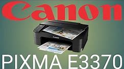 Canon Pixma E3370 Printer Review Guide