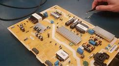 Samsung UN65 Power Supply LED Board Resistor Replacement Tutorial