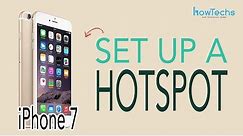 iPhone 7 - How to Set Up a Wifi Hotspot