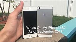 Whats On My iPhone 5S? (September 2017)