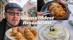 Greece Travel VLOG - Lunch at The Oldest Restaurant in Athens Greece