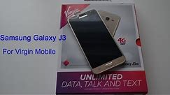 Samsung Galaxy J3 for Virgin Mobile - Unboxing and Overview