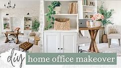 DIY HOME OFFICE MAKEOVER | Work From Home Office Set Up + Decorating Ideas | Jessica Giffin