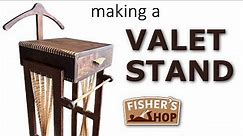 Woodworking: Making a Valet Stand (A FANCY clothing rack)