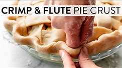How to Flute and Crimp Pie Crust | Sally's Baking Recipes