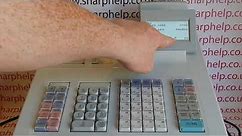 How To Program A Cashier Or Clerk Name On The Sharp XE-A307 / XEA407 / XE-A507 Cash Register