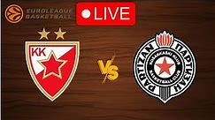 🔴 Live: Crvena zvezda vs Partizan | EuroLeague 2023-2024 | Live Play by Play Scoreboard