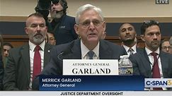 Justice Department Oversight Hearing, Part 1