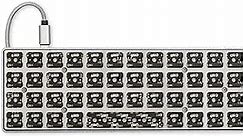 Drop Planck Mechanical Keyboard Kit V6 — DIY Compact 40% Ortholinear Layout, Kaihua Hotswap Sockets, Programmable PCB, USB-C, and Aluminum Case (High-Pro), Space Gray