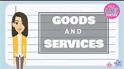 Goods and Services Economics For Kids