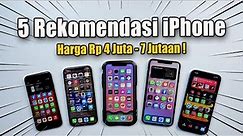 5 Rekomendasi HP iPhone Harga Rp 4 JUTA - 7 JUTAAN di 2023!