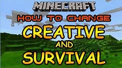 How to Change from Survival Mode to Creative Mode in Minecraft