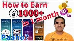 Sweatcoin Earnings and Update after a Month | Tips Kung Paano maka-Earn ng Sweatcoin? [CC English]