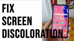 What To Do If Your Galaxy S10 Screen Has Discoloration | Screen Showing Colors, Dead Pixels, Cracked