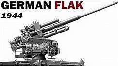 German Anti-Aircraft Gun System | Flak | US Air Force Training Film | 1944